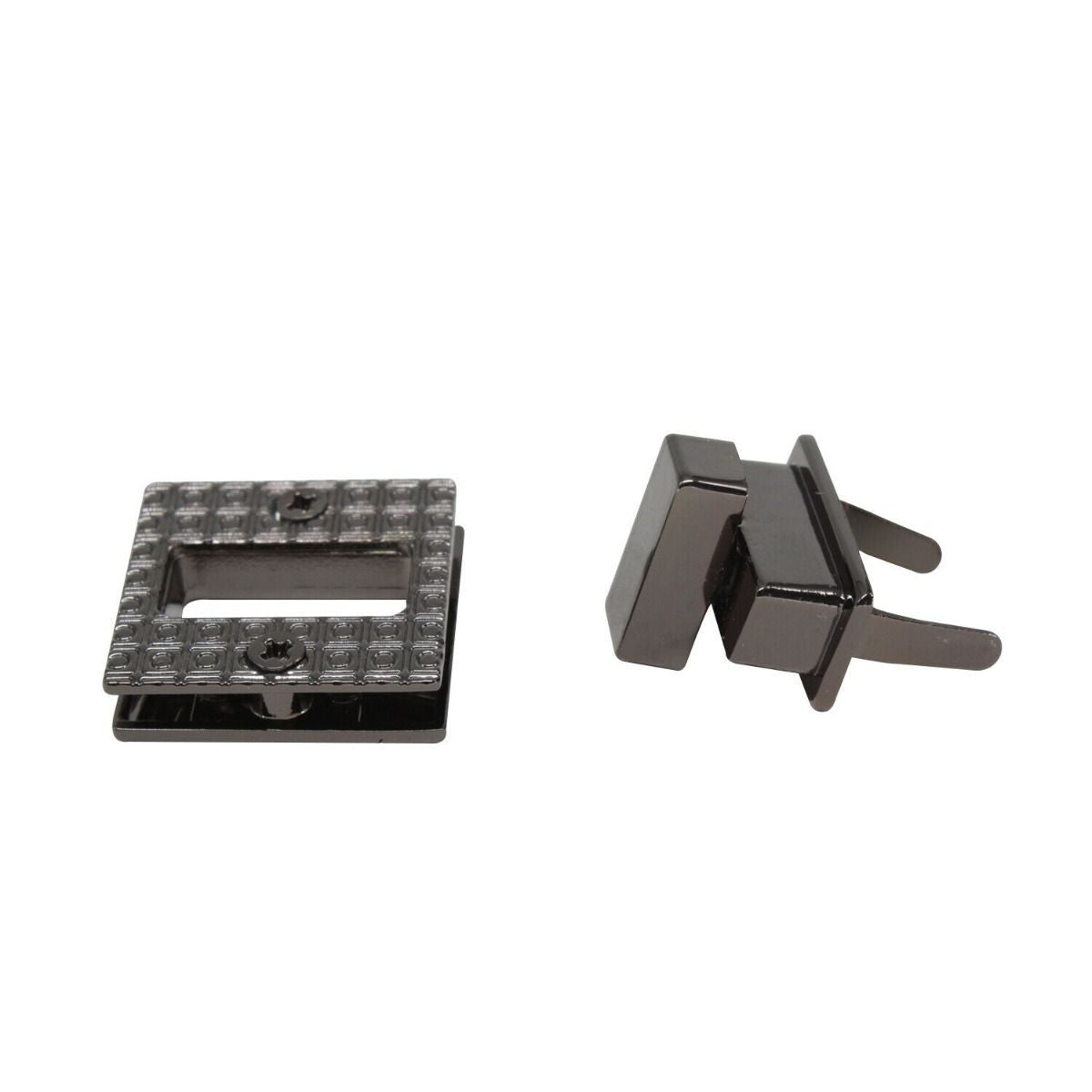25mm Square Twist and Turn Clasp - (Pack of 1)