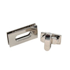 17mm x 35mm Rectangle  Twist and Turn Clasp