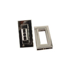 22mm x 40mm Rectangle  Twist and Turn Clasp