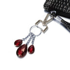 Swivel Lobster Clasp Keyring Fastener Hook with D-Ring (Pack of 1)