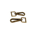 Swivel Lobster Clasp Keyring Fastener Hook with D-Ring (Pack of 1)