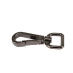 Swivel Lobster Clasp Keyring Fastener Hook with D-Ring (Pack of 1)