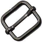 20mm Metal Gunmetal Triglide Slider Bar Buckle - (Pack of 2)