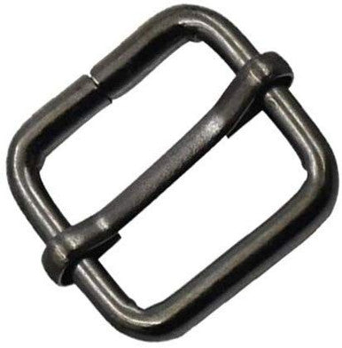 20mm Metal Gunmetal Triglide Slider Bar Buckle - (Pack of 2)