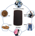 5mm Flat Elastic Cord Black and White