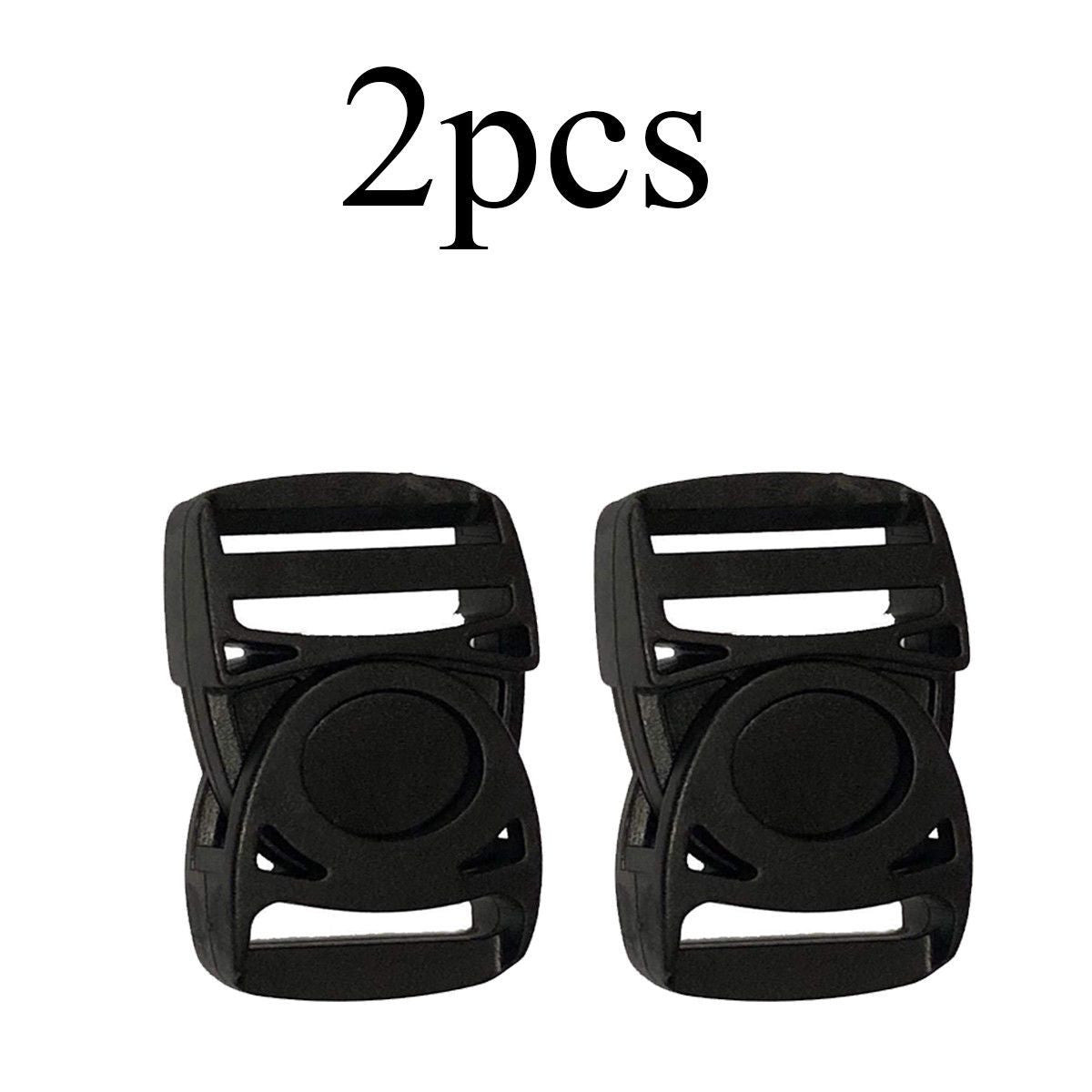 25mm Plastic Quick Release Buckles - (Pack of 2)
