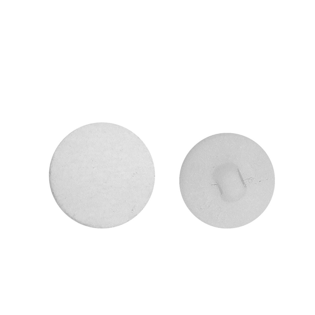 Aluminium / Plastic Button Blanks - (Pack of 50)