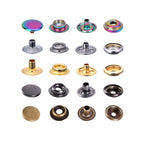 4-Part Brass Press Studs - Large