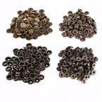 4-Part Brass Press Studs - Large