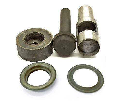 Brass Eyelets with Iron Hole Punch Hand Tool (Pack of 10)
