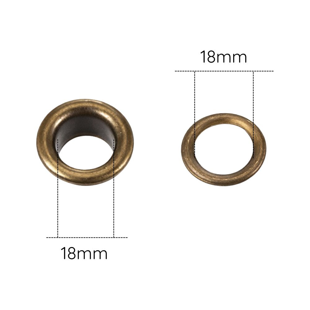 Iron Eyelets - (Pack of 100)