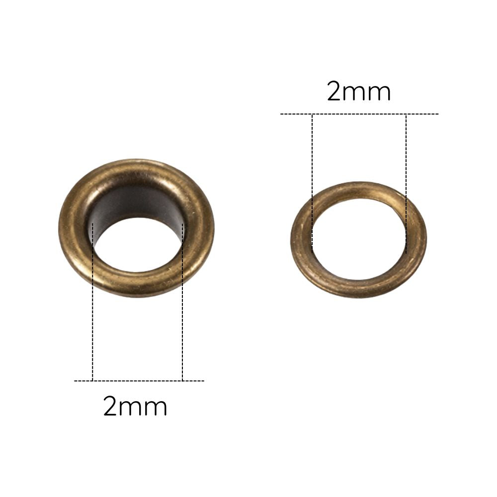 Brass Eyelets Washers* Pack 100