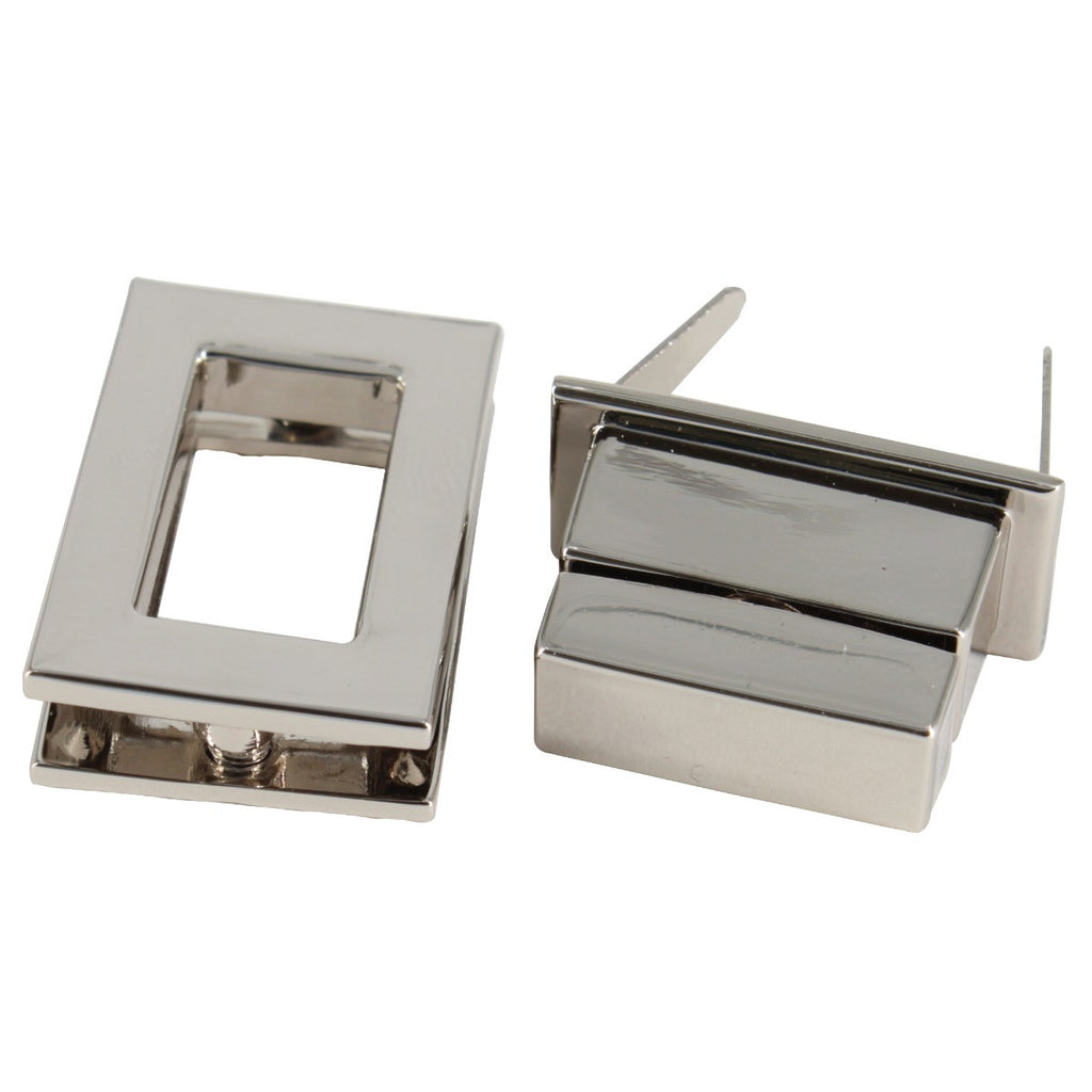 19mm x 32mm Rectangle  Twist and Turn Clasp