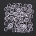 Clear Buttons - 4 Hole