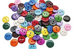 Cute 2-Hole Plastic Buttons - (Pack of 100)