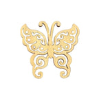 4cm Wooden Butterfly Embellishment - (Pack of 10)
