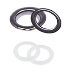 30mm Large Brass Eyelets with Washers (Pack of 10)