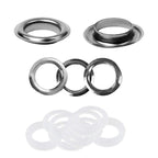 40mm Large Brass Eyelets with Washers - (Pack of 10)