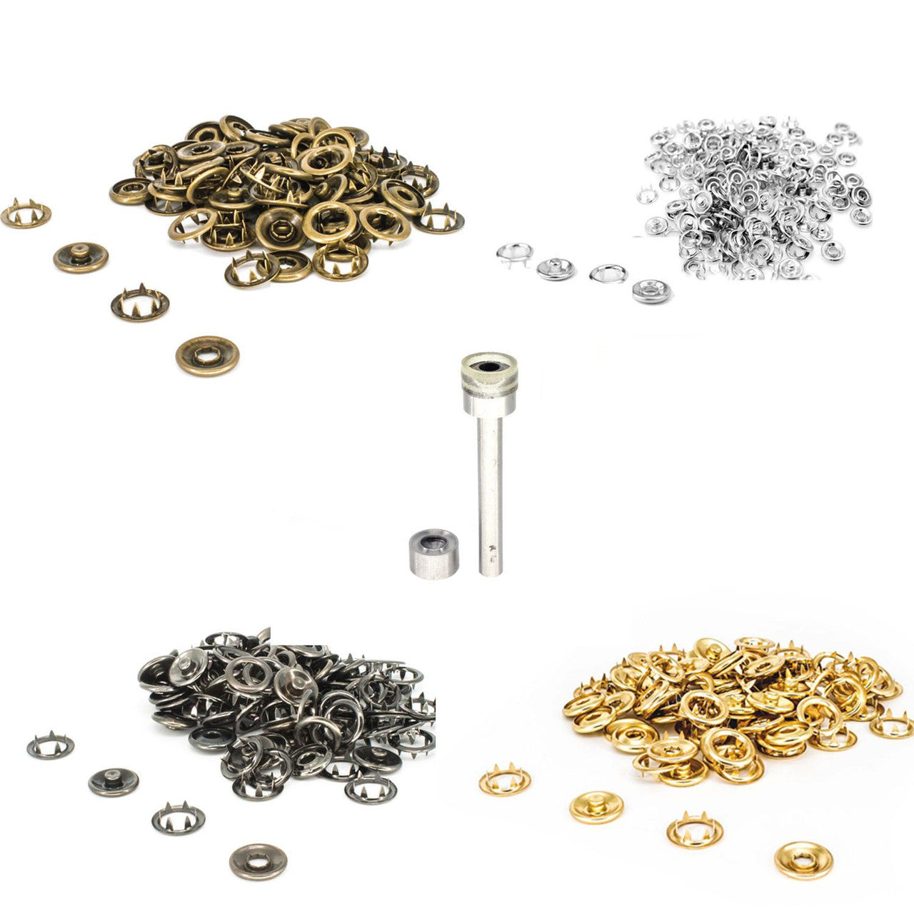 20mm 4-Part Snap Poppers (Pack of 20)