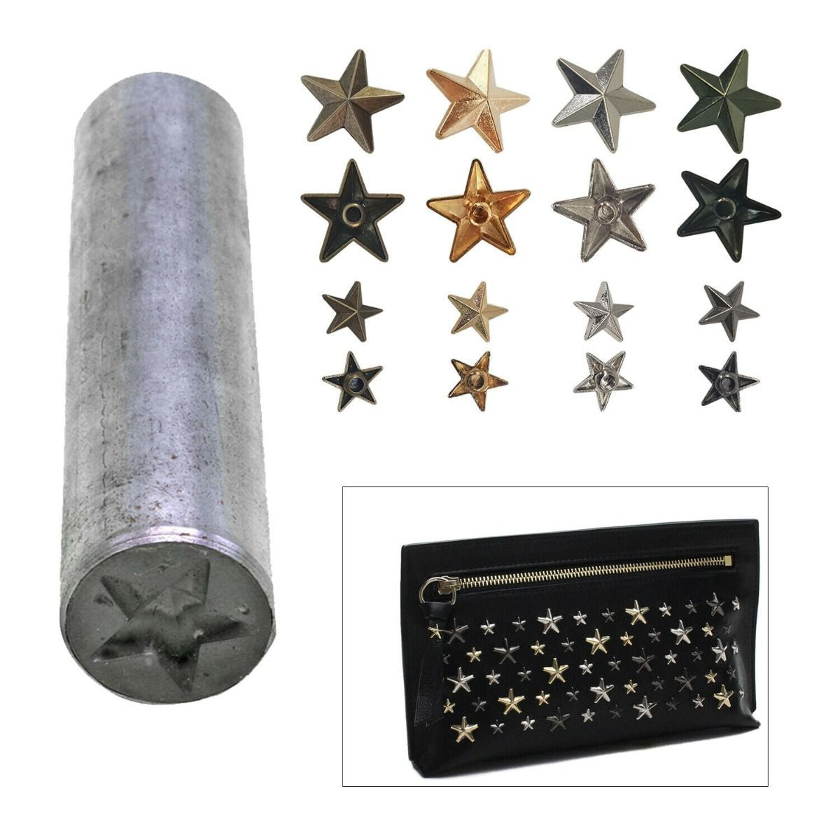 Star Shaped Pin Studs Fixing Hand Tool