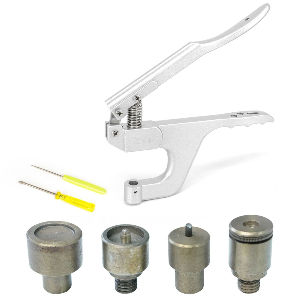 ZYT Hand Press Pliers with S Spring Press Studs Die Tool