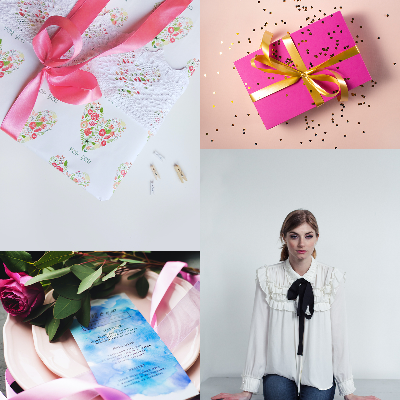 1m Double Sided Satin Ribbon