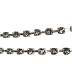 Trim with Silver Square Diamantes