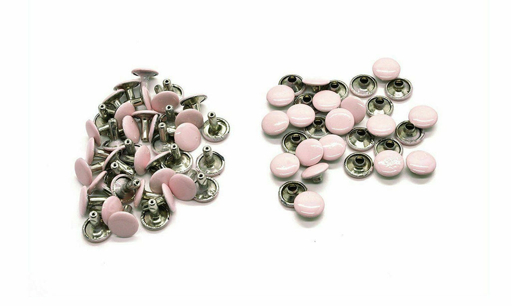 10mm Double Cap Tubular Rivets (Pack of 100)