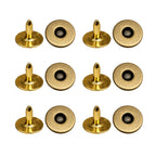 11.5mm Denim Rivets - Bronze (Pack of 10)