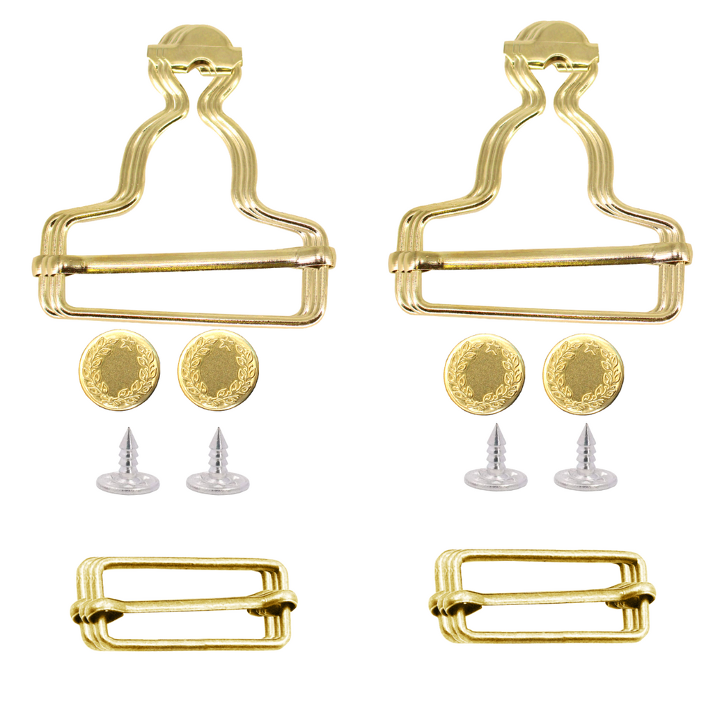 Dungaree Buckle With 17mm Jeans Button - (Pack of 2)