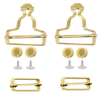 Dungaree Buckle With 17mm Jeans Button - (Pack of 2)