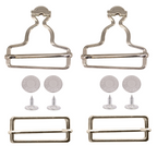 Dungaree Buckle With 17mm Jeans Button - (Pack of 2)