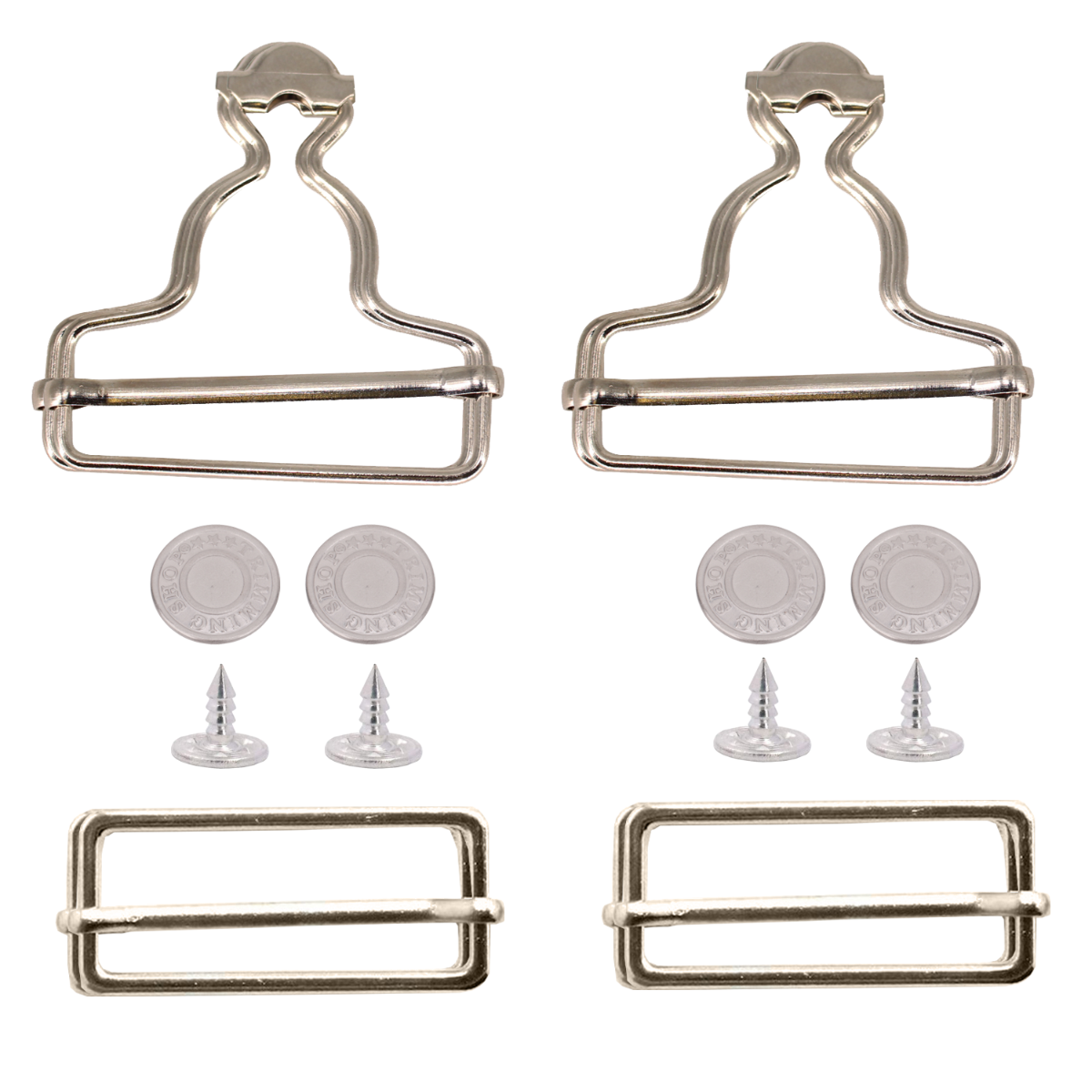 Dungaree Buckle With 17mm Jeans Button - (Pack of 2)