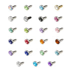 8mm Diamante Rivets (Pack of 10)