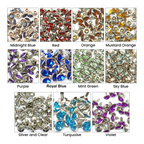 8mm Diamante Rivets (Pack of 10)