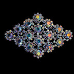 Sew-On AB Rhinestone Diamante Motif