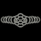 Sew-On Diamante Motif - Silver