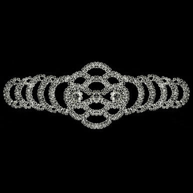Sew-On Diamante Motif - Silver