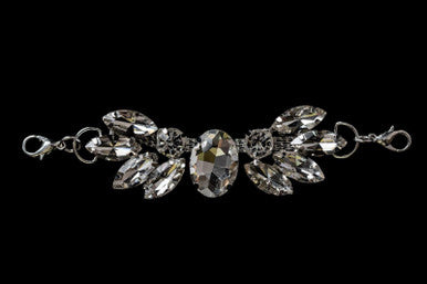 Sew-On Diamante Motif - Black