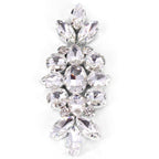 Sew-On Small Diamante Motif - Silver