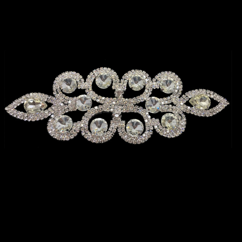 Sew-On Diamante Motif - 190mm x 75mm