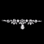 Sew-On Diamante Motif - 180mm x 50mm - Silver