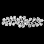 Sew-On Diamante Motif - 170mm x 50mm - Silver