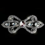 Sew-On Diamante Motif - 60mm x 50mm - Silver