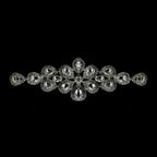 Sew-On Diamante Motif - 200mm x 65mm - Silver