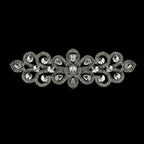 Sew-On Diamante Motif - 230mm x 90mm - Silver