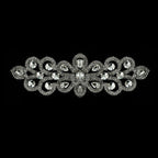 Sew-On Diamante Motif - 230mm x 90mm - Silver