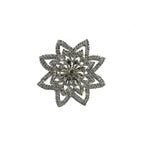 Sew-On Diamante Motif - 100mm x 100mm - Silver