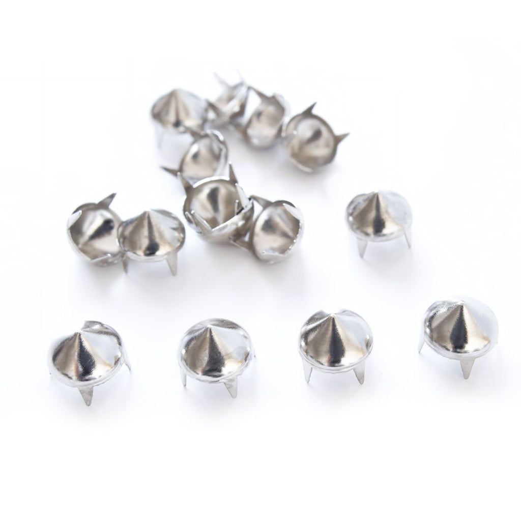 Spike High Cone Stud Rivet with 4 Prongs - (Pack of 50)