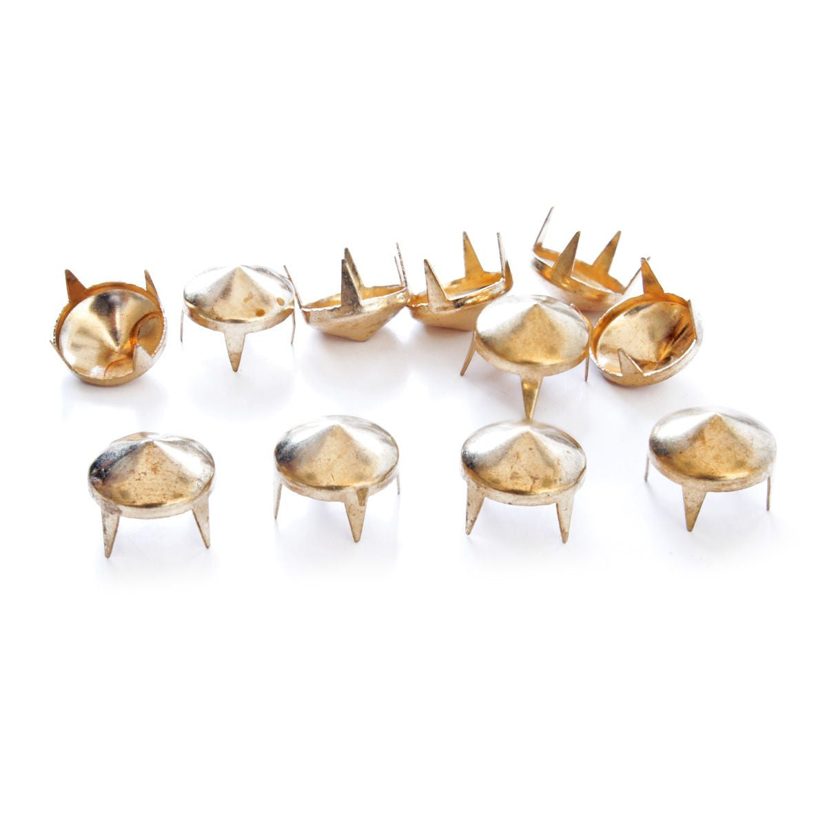 Spike High Cone Stud Rivet with 4 Prongs - (Pack of 50)